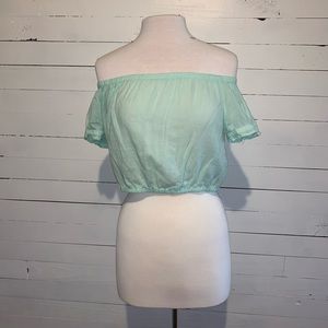 Aerie Off the Shoulder Crop Top!